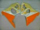 Branco Amarelo Chama Carenagem Moto ZX6R 00-02 Branco Amarelo Chama Carenagem Moto ZX6R 00-02