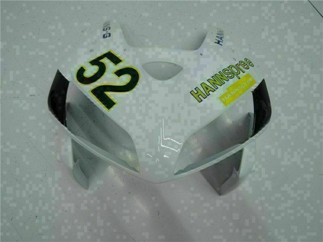 Branco Amarelo Verde 52 Carenagem Moto CBR 600RR 05-06
