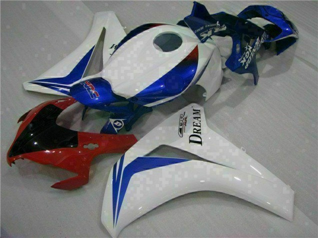 Branco Azul Abs Kits Carenagem Moto CBR 1000RR 08-11