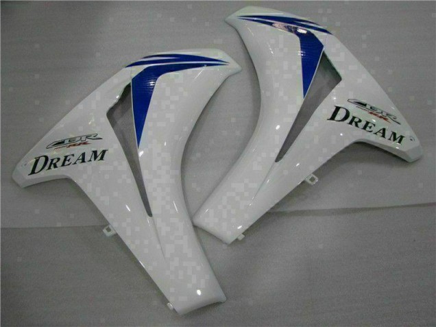 Branco Azul Abs Kits Carenagem Moto CBR 1000RR 08-11
