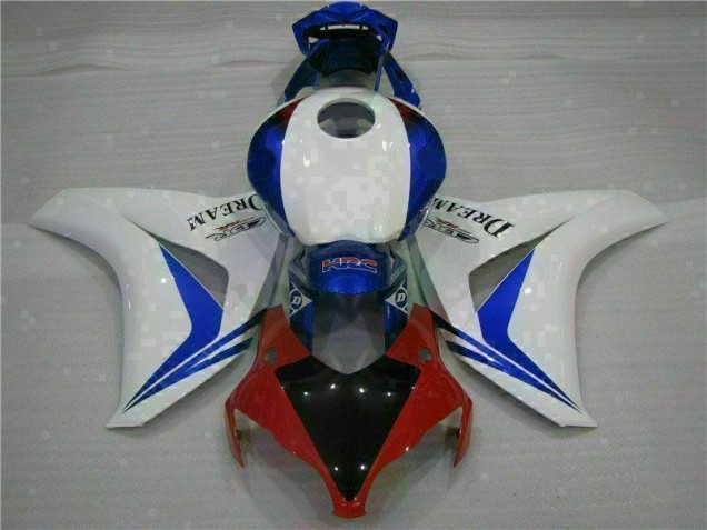 Branco Azul Abs Kits Carenagem Moto CBR 1000RR 08-11