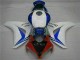 Branco Azul Abs Kits Carenagem Moto CBR 1000RR 08-11