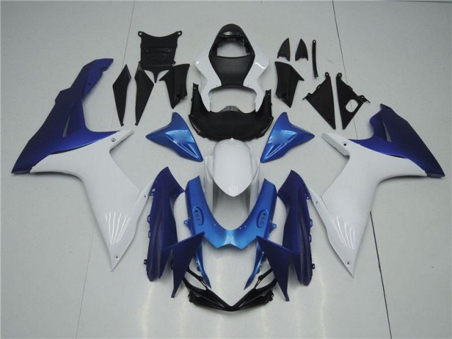 Branco Azul Carenagem Moto GSXR 1000 K1 00-02