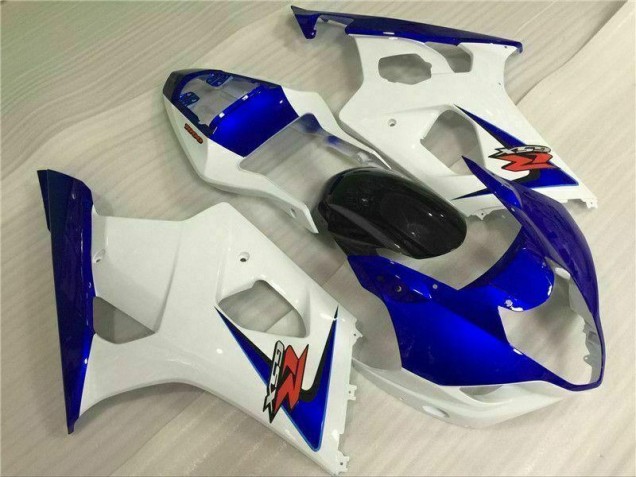 Branco Azul Carenagem Moto GSXR 1000 K3 03-04
