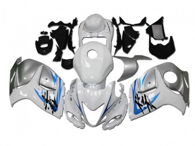 Branco Azul Carenagem Moto GSXR 1300 Hayabusa 96-07 Branco Azul Carenagem Moto GSXR 1300 Hayabusa 96-07