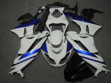 Branco Azul Carenagem Moto ZX6R 09-12