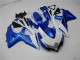 Branco Azul Kit Carenagem Moto GSXR 600 / 750 K8 08-10