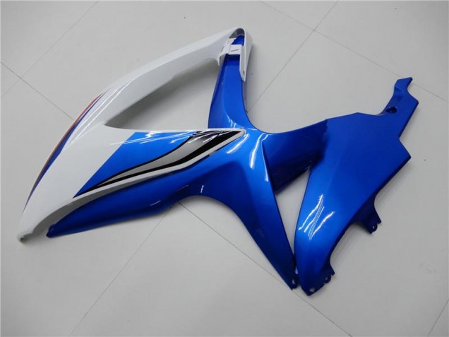 Branco Azul Kit Carenagem Moto GSXR 600 / 750 K8 08-10