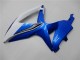 Branco Azul Kit Carenagem Moto GSXR 600 / 750 K8 08-10