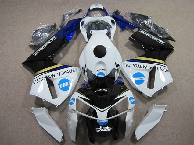 Branco Azul Konica Minolta Kits Completo Carenagem Moto CBR 600RR 05-06
