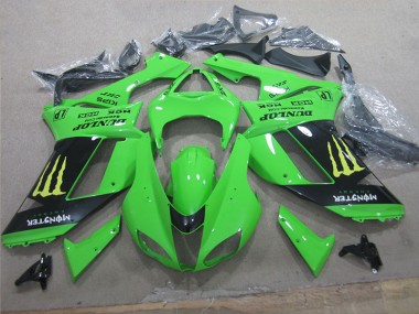 Branco Azul Ninja Carenagem Moto ZX6R 07-08