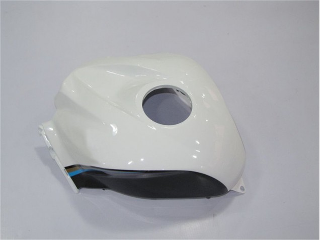 Branco Azul Preto Carenagem Moto CBR 600RR 09-12 Branco Azul Preto Carenagem Moto CBR 600RR 09-12