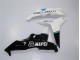 Branco Azul Preto Carenagem Moto CBR 600RR 09-12 Branco Azul Preto Carenagem Moto CBR 600RR 09-12