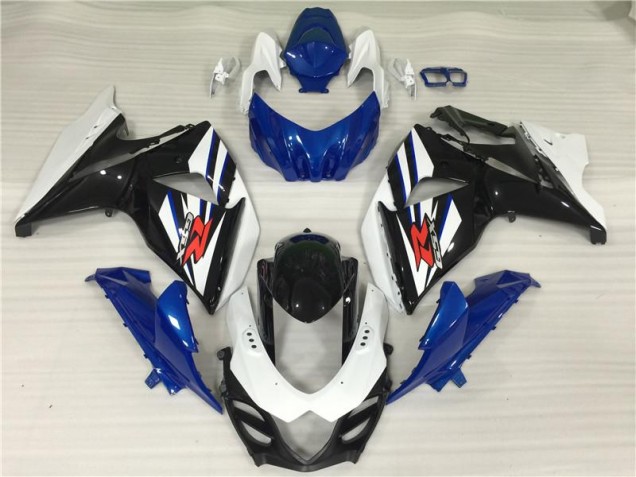 Branco Azul Preto Carenagem Moto GSXR 1000 K9 09-16