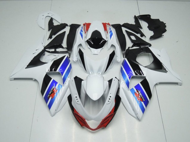 Branco Azul Preto Carenagem Moto GSXR 1000 K9 09-16