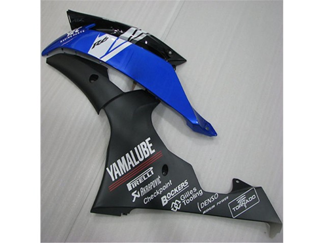 Branco Azul Preto Carenagem Moto R6 08-16