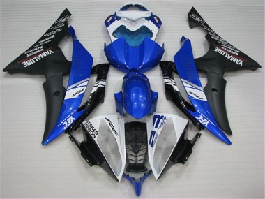 Branco Azul Preto Carenagem Moto R6 08-16