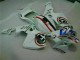 Branco Azul R 2 Carenagem Moto CBR 600RR 03-04