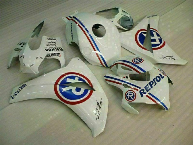 Branco Azul Repsol Carroçaria Moto CBR 1000RR 08-11 Branco Azul Repsol Carroçaria Moto CBR 1000RR 08-11