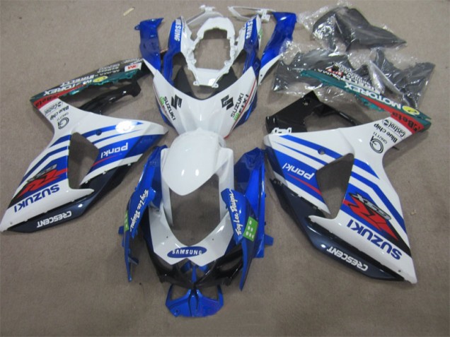 Branco Azul Samsung Carenagem Moto GSXR 1000 K9 09-16