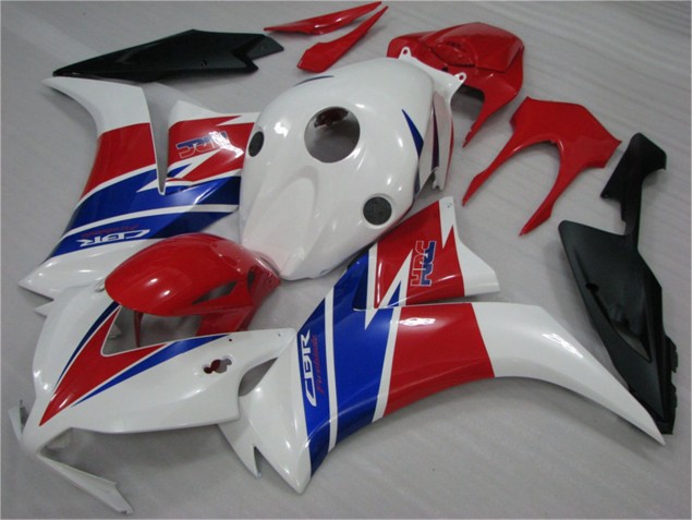 Branco Azul Vermelho Moto Plásticos CBR 1000RR 12-16 Branco Azul Vermelho Moto Plásticos CBR 1000RR 12-16
