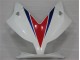 Branco Azul Vermelho Moto Plásticos CBR 1000RR 12-16 Branco Azul Vermelho Moto Plásticos CBR 1000RR 12-16