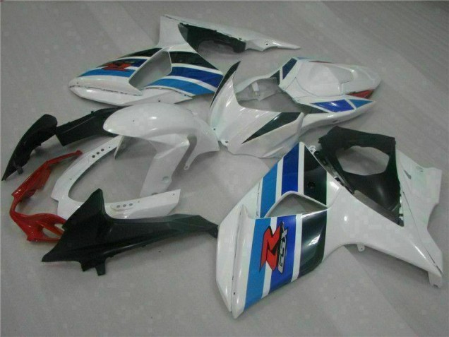Branco Carenagem Moto GSXR 1000 K9 09-16 Branco Carenagem Moto GSXR 1000 K9 09-16