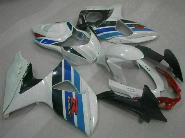 Branco Carenagem Moto GSXR 1000 K9 09-16 Branco Carenagem Moto GSXR 1000 K9 09-16