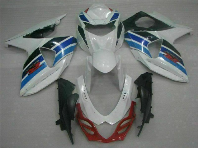 Branco Carenagem Moto GSXR 1000 K9 09-16 Branco Carenagem Moto GSXR 1000 K9 09-16