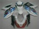 Branco Carenagem Moto GSXR 1000 K9 09-16 Branco Carenagem Moto GSXR 1000 K9 09-16