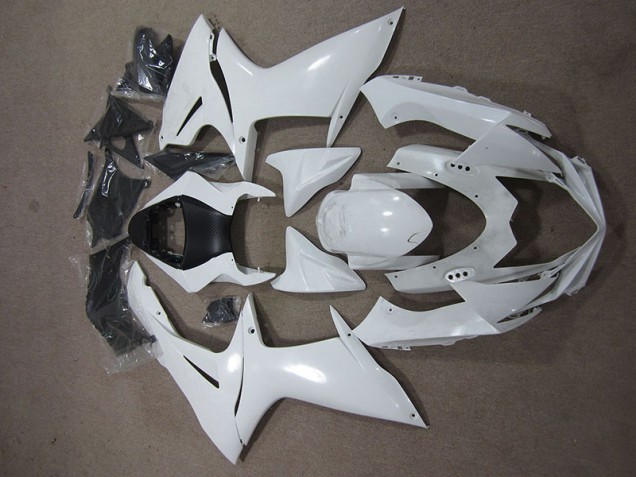 Branco Carenagem Moto GSXR 600 K11 11-21 Branco Carenagem Moto GSXR 600 K11 11-21