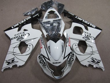 Branco Corona Extra Motul Carenagem Moto GSXR 600 K4 04-05