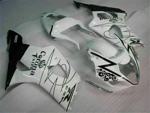 Branco Kit Completo Carenagem Moto GSXR 1000 K3 03-04