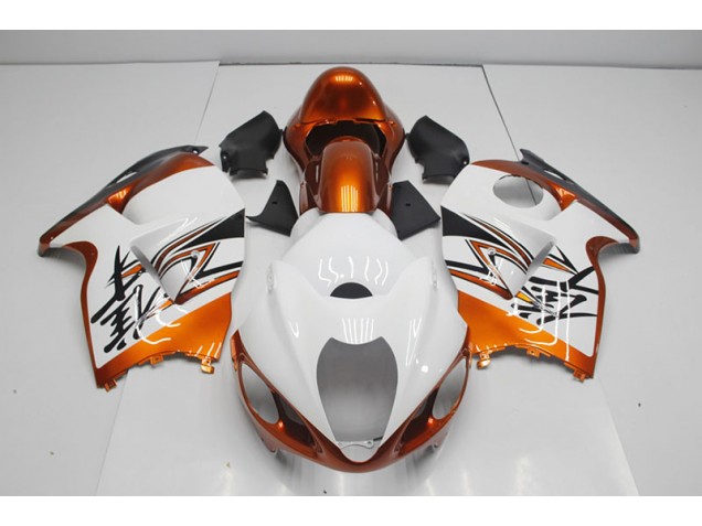 Branco Laranja Carenagem Moto GSXR 1300 Hayabusa 96-07 Branco Laranja Carenagem Moto GSXR 1300 Hayabusa 96-07