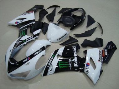 Branco Monster Carenagem Moto ZX6R 05-06