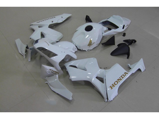 Branco Ouro Carenagem Moto CBR 600RR 03-04 Branco Ouro Carenagem Moto CBR 600RR 03-04