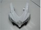 Branco Prata Azul Carenagem Moto GSXR 600 / 750 K8 08-10