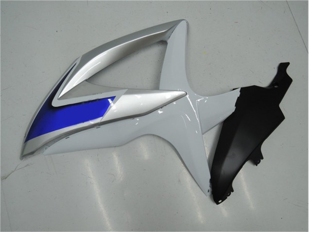 Branco Prata Azul Carenagem Moto GSXR 600 / 750 K8 08-10