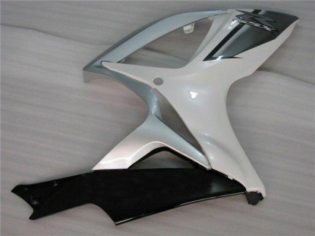 Branco Prata Kits Carenagem Moto GSXR 600 / 750 K6 06-07 Branco Prata Kits Carenagem Moto GSXR 600 / 750 K6 06-07