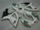 Branco Prata Moto Plástico GSXR 600 / 750 K6 06-07 Branco Prata Moto Plástico GSXR 600 / 750 K6 06-07