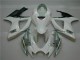 Branco Prata Moto Plástico GSXR 600 / 750 K6 06-07 Branco Prata Moto Plástico GSXR 600 / 750 K6 06-07