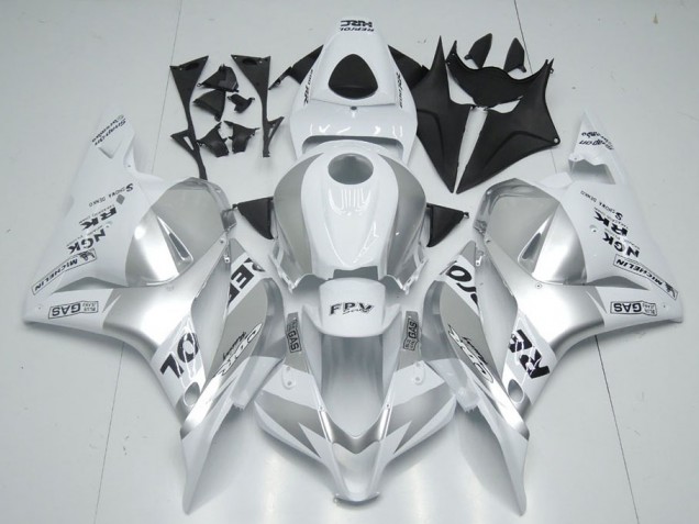 Branco Prata Repsol Carenagem Moto CBR 600RR 09-12