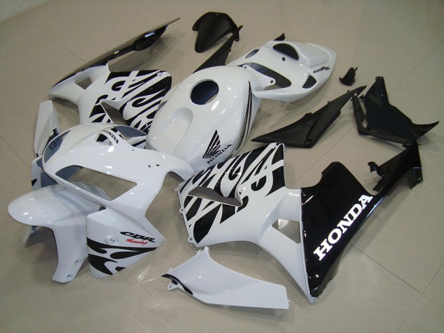 Branco Preto Abs Kits Completos Carenagem Moto CBR 600RR 05-06