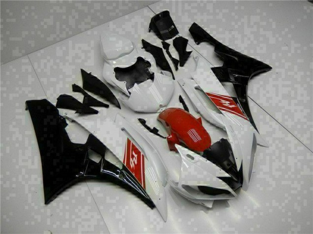 Branco Preto Abs Kits Completos Carenagem Moto R6 06-07 Branco Preto Abs Kits Completos Carenagem Moto R6 06-07