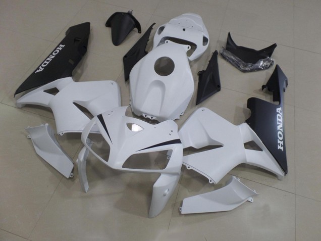 Branco Preto Abs Moto Plásticos CBR 600RR 05-06