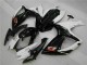 Branco Preto Abs Motocicleta Plásticos GSXR 600 / 750 K6 06-07