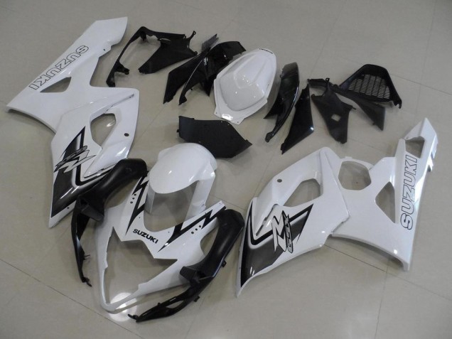 Branco & Preto Carenagem Moto GSXR 1000 K7 07-08