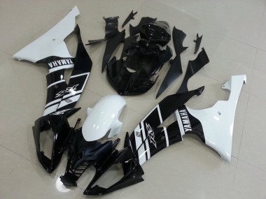Branco & Preto Carenagem Moto R6 08-16