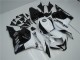 Branco Preto Carroçaria Moto CBR 600RR 09-12 Branco Preto Carroçaria Moto CBR 600RR 09-12