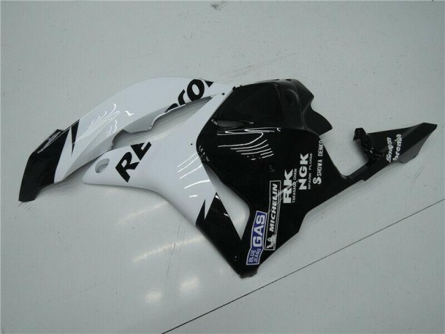 Branco Preto Carroçaria Moto CBR 600RR 09-12 Branco Preto Carroçaria Moto CBR 600RR 09-12